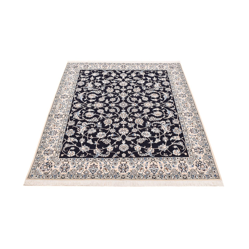 Alfombra Persa - Nain - Real - 190 x 148 cm - azul oscuro