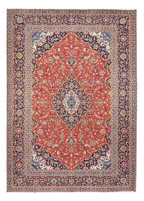 Alfombra persa - Keshan - 401 x 294 cm - rojo
