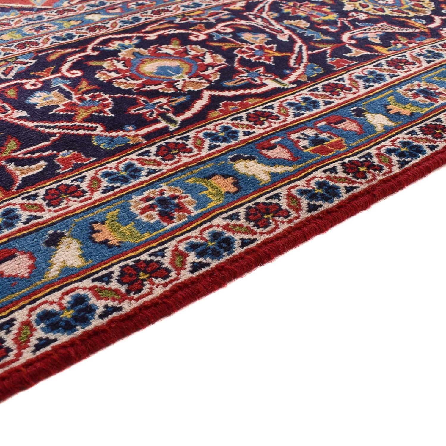 Alfombra persa - Keshan - 401 x 294 cm - rojo