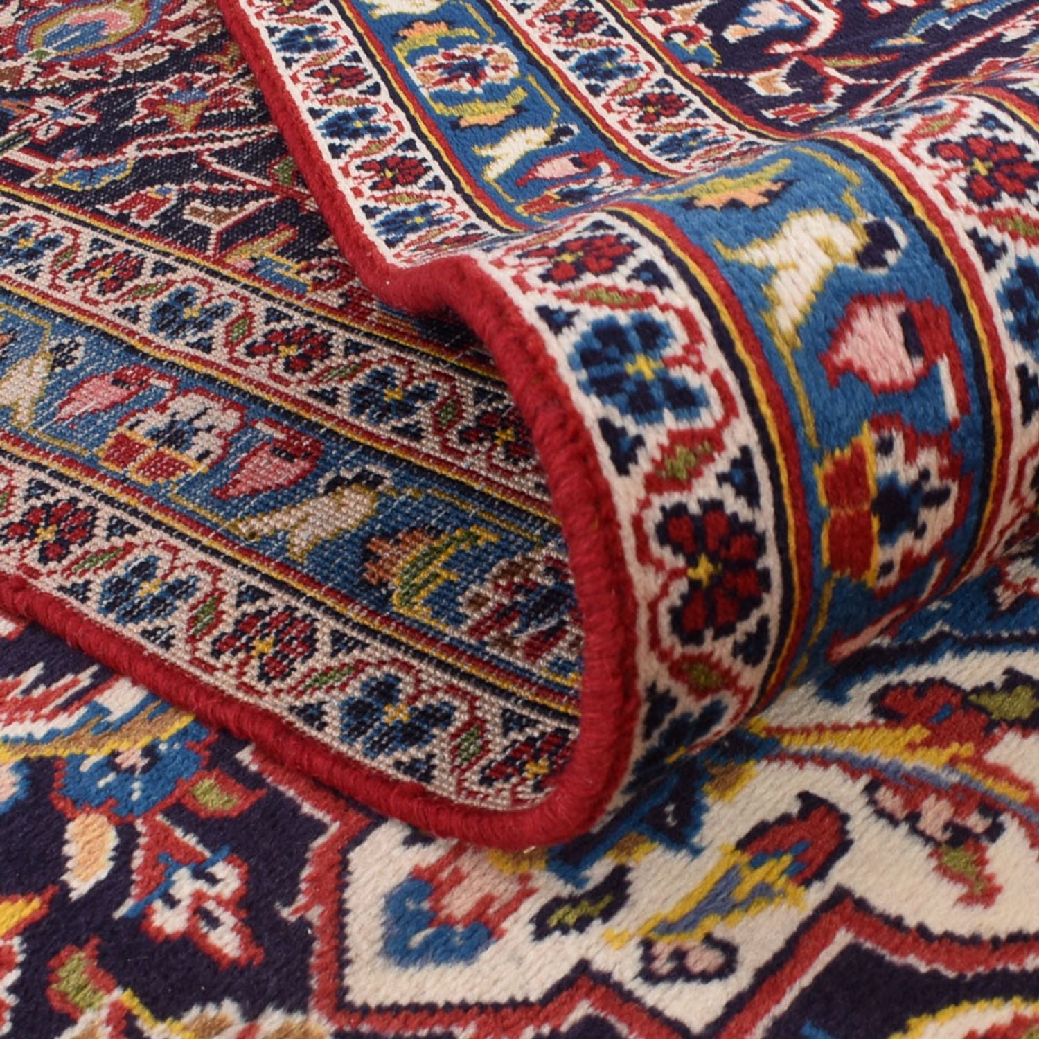 Alfombra persa - Keshan - 401 x 294 cm - rojo