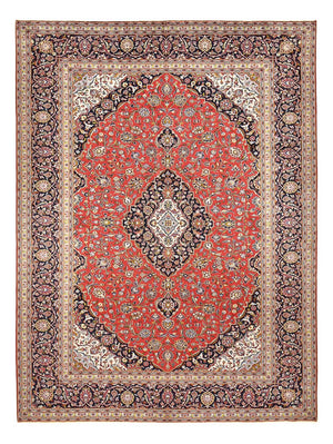 Alfombra persa - Keshan - 392 x 290 cm - rojo