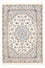 Alfombra Persa - Nain - Real - 245 x 158 cm - crema