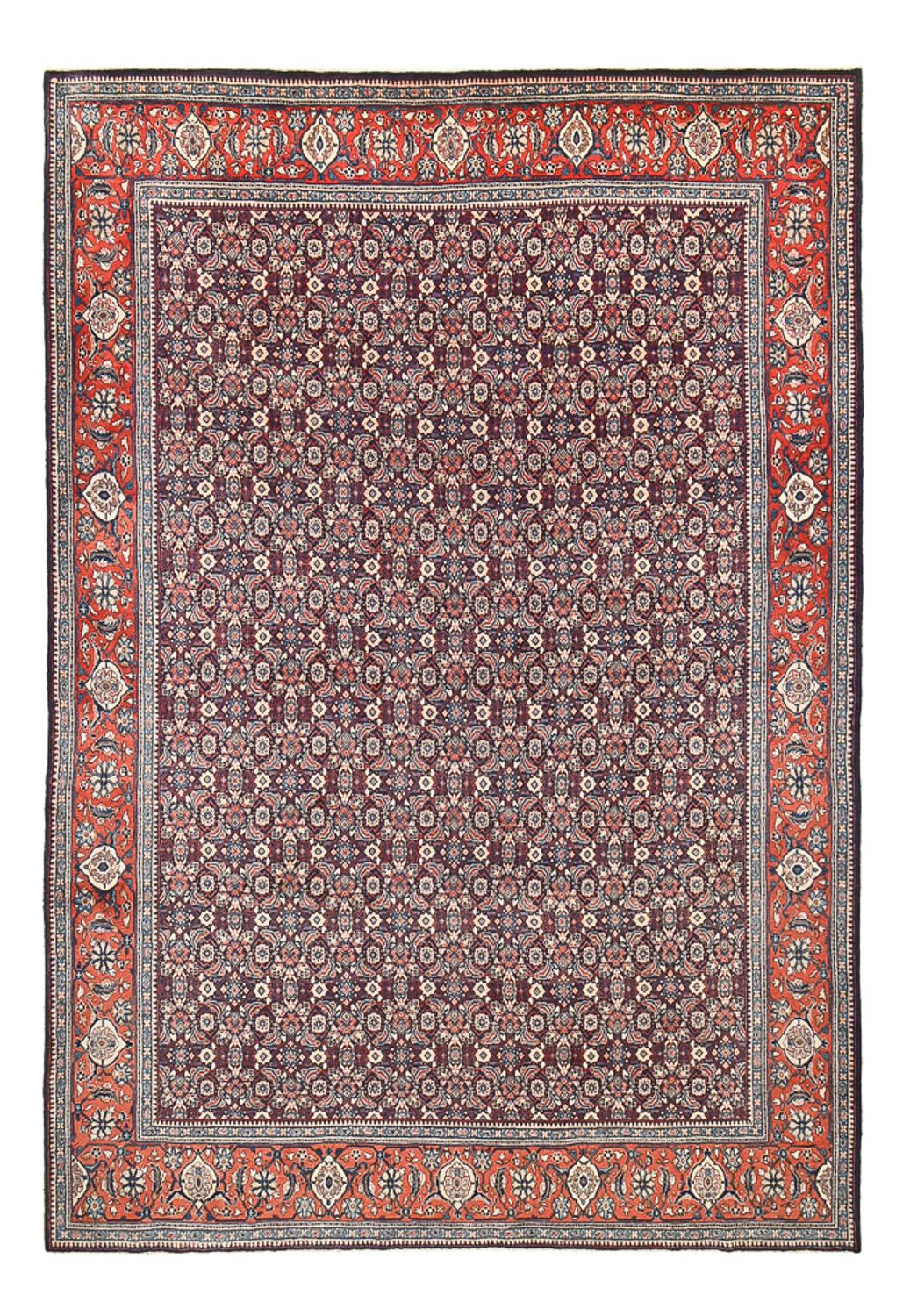 Alfombra persa - Clásica - 399 x 277 cm - azul oscuro