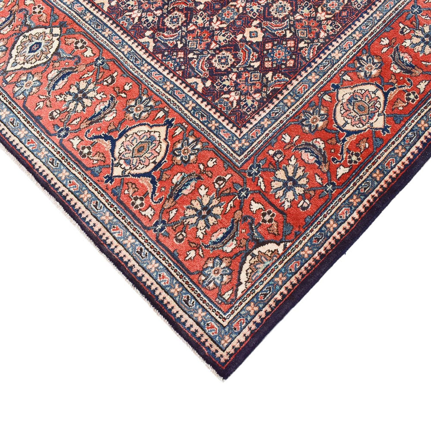 Alfombra persa - Clásica - 399 x 277 cm - azul oscuro