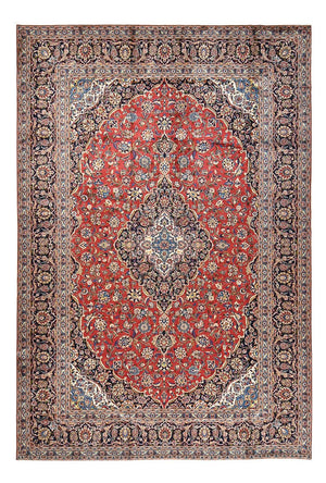 Alfombra persa - Keshan - 459 x 306 cm - rojo