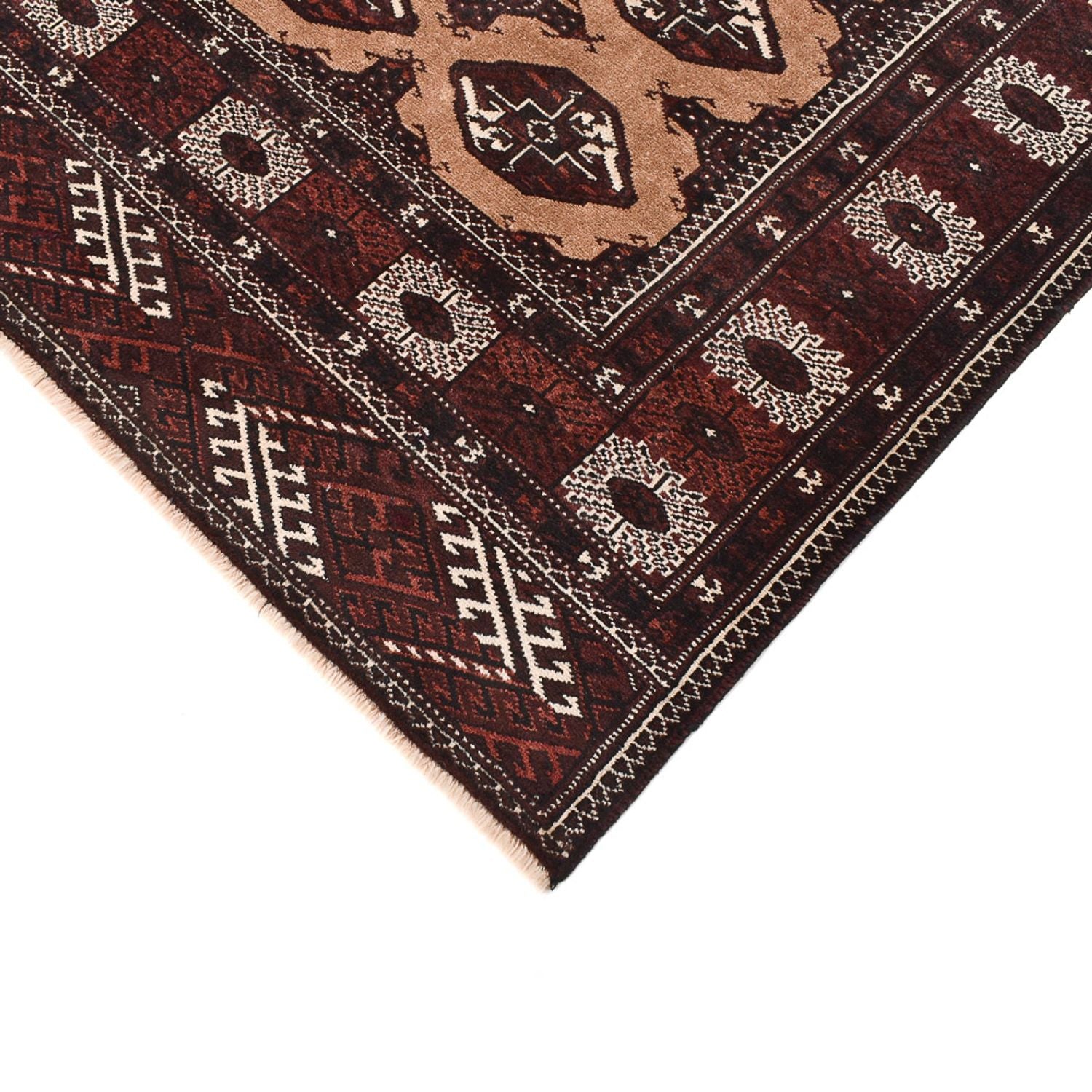 Alfombra Turkaman - 295 x 198 cm - beige claro
