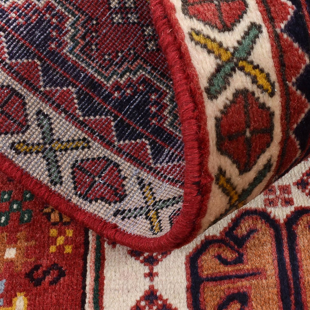 Alfombra de pasillo Alfombra persa - Nómada - 195 x 72 cm - rojo