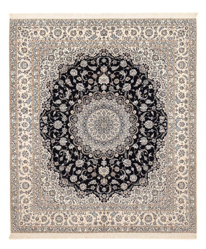 Alfombra Persa - Nain - Prima - 306 x 254 cm - azul oscuro