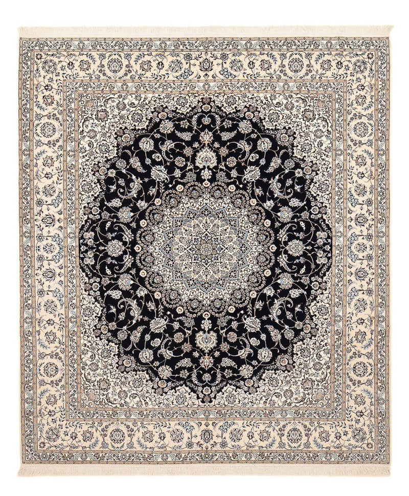 Alfombra Persa - Nain - Prima - 306 x 254 cm - azul oscuro