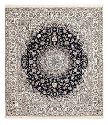 Alfombra Persa - Nain - Prima - 300 x 254 cm - azul oscuro