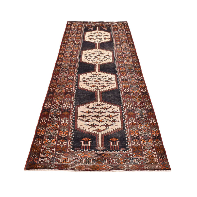 Alfombra de pasillo Alfombra persa - Nómada - 309 x 104 cm - multicolor