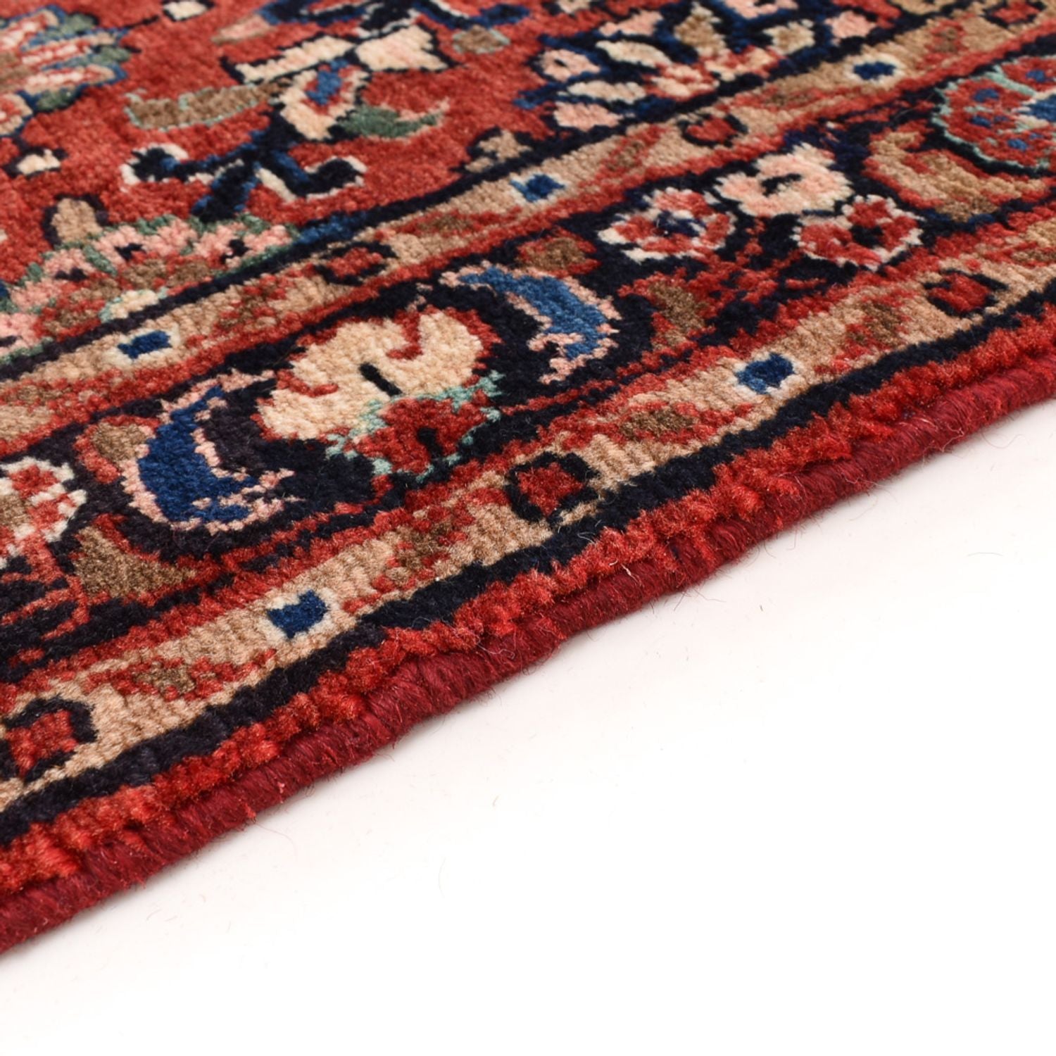 Alfombra de pasillo Alfombra persa - Nómada - 412 x 89 cm - rojo
