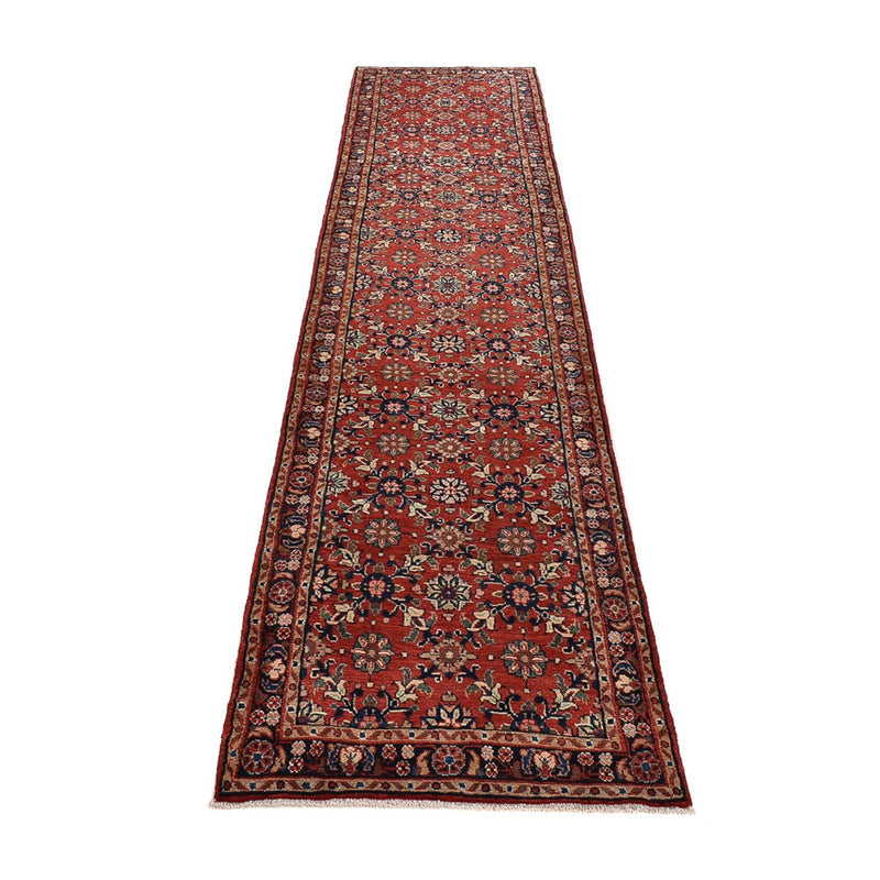 Alfombra de pasillo Alfombra persa - Nómada - 412 x 89 cm - rojo