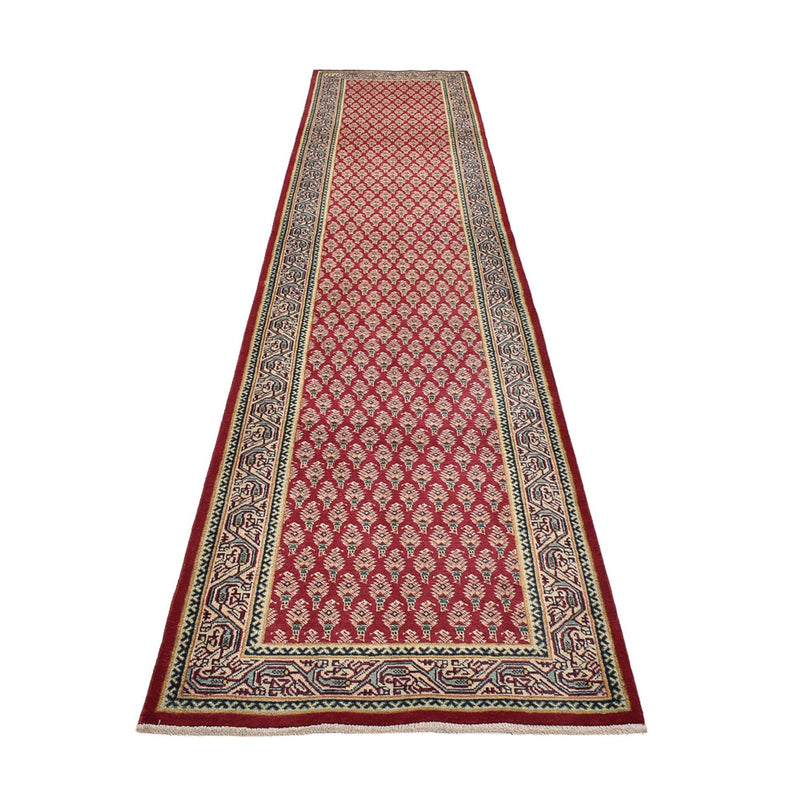 Alfombra de pasillo Alfombra persa - Tabriz - 478 x 99 cm - rojo