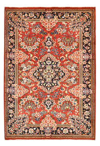 Alfombra persa - Keshan - 146 x 102 cm - rojo