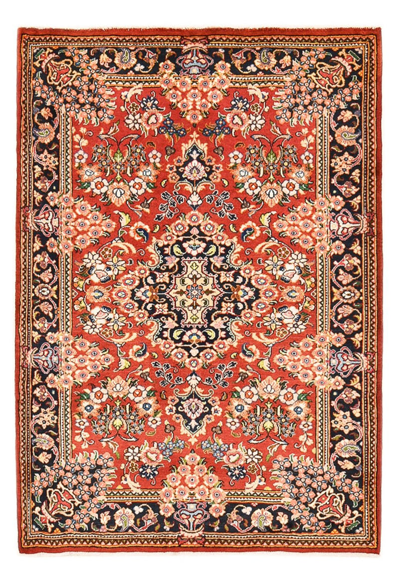 Alfombra persa - Keshan - 146 x 102 cm - rojo