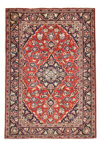 Alfombra persa - Keshan - 150 x 97 cm - rojo