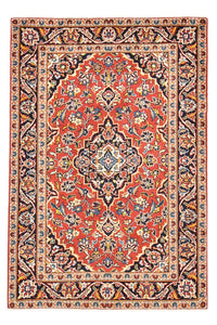 Alfombra persa - Keshan - 148 x 100 cm - rojo