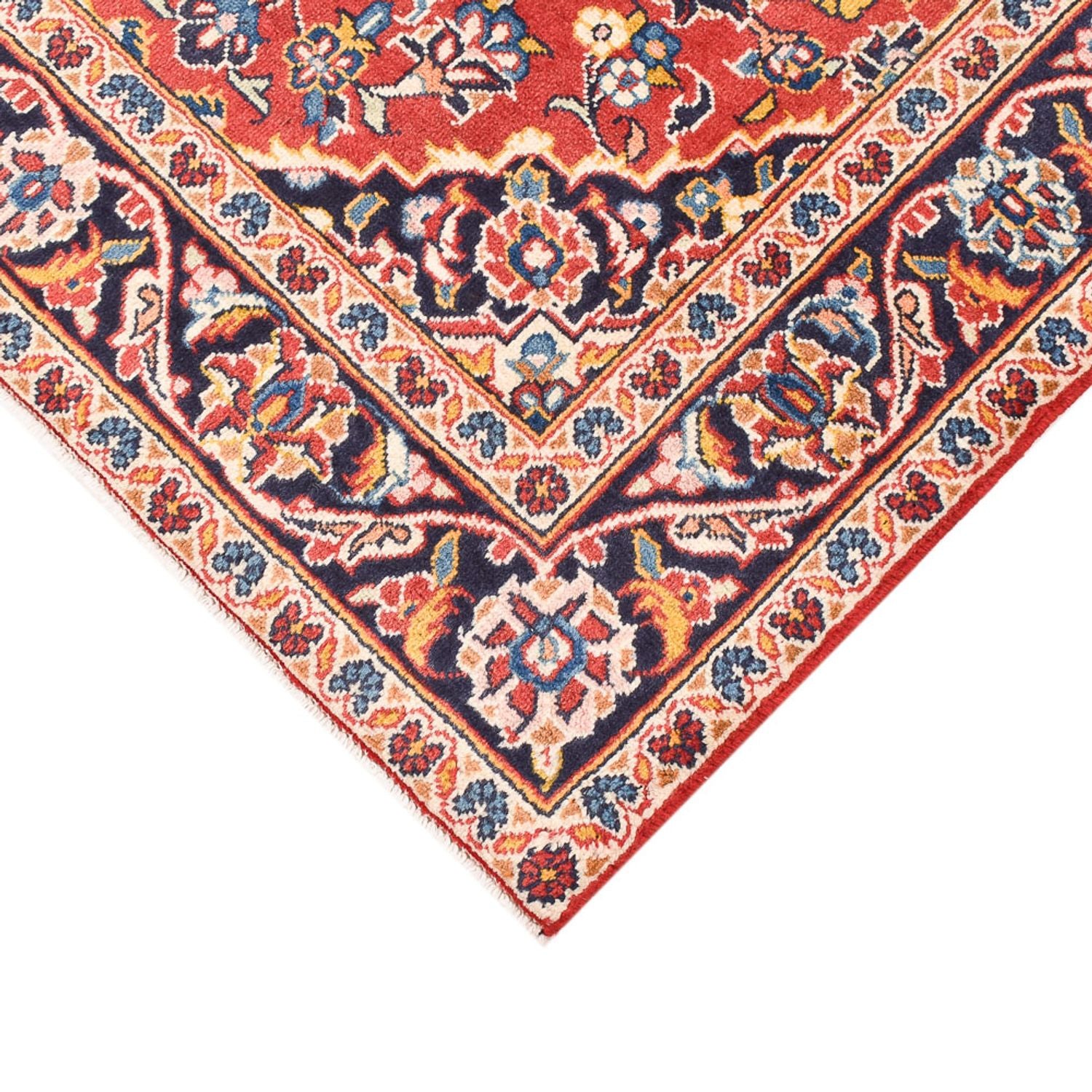 Alfombra persa - Keshan - 148 x 100 cm - rojo