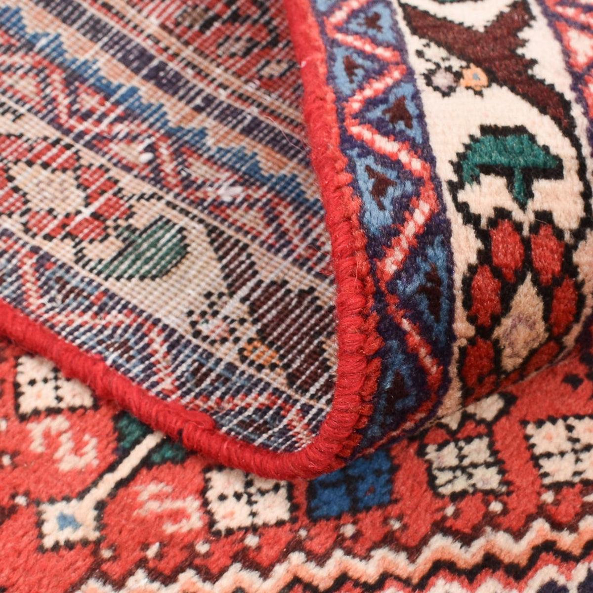 Alfombra persa - Nómada - 142 x 97 cm - rojo