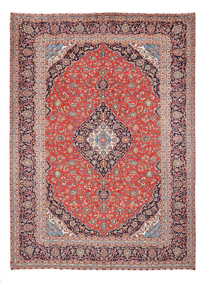Alfombra persa - Keshan - 395 x 286 cm - rojo