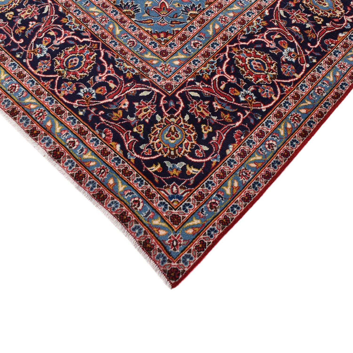 Alfombra persa - Keshan - 395 x 286 cm - rojo