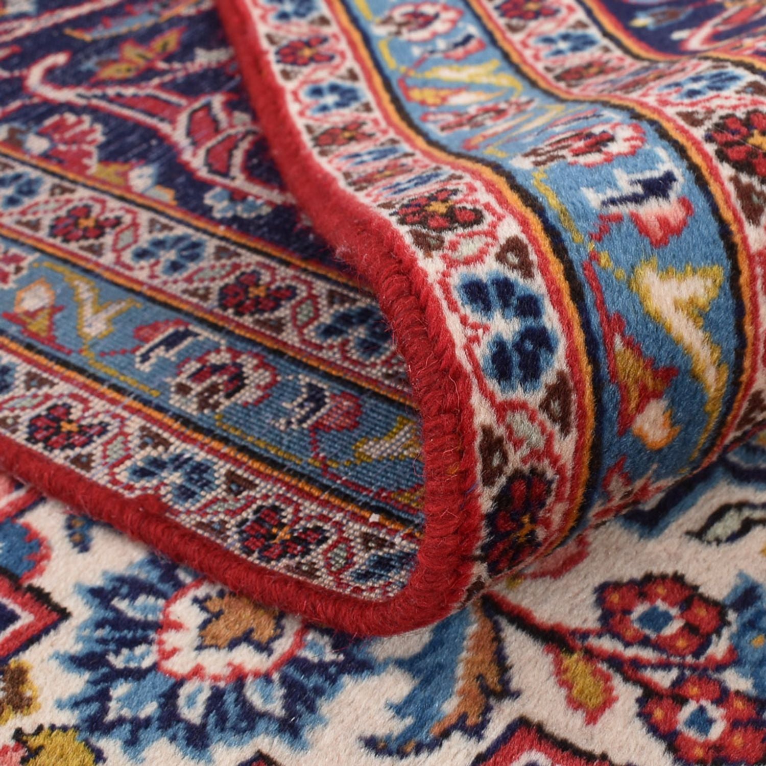 Alfombra persa - Keshan - 395 x 286 cm - rojo