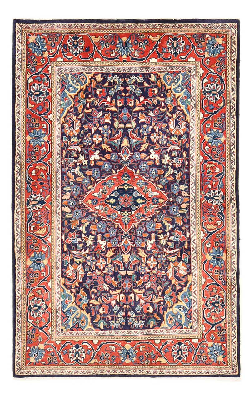 Alfombra persa - Nómada - 170 x 110 cm - azul oscuro