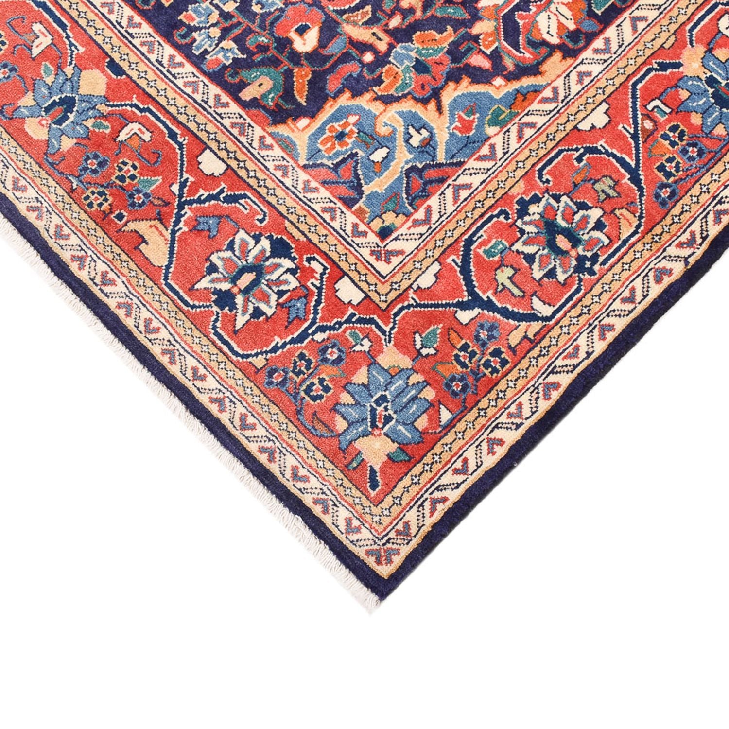 Alfombra persa - Nómada - 170 x 110 cm - azul oscuro