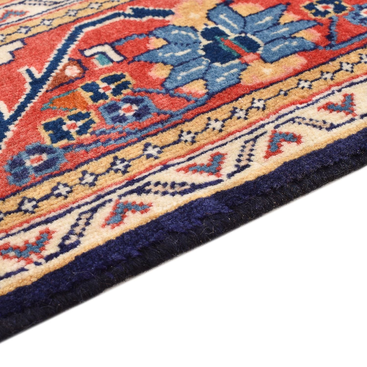 Alfombra persa - Nómada - 170 x 110 cm - azul oscuro