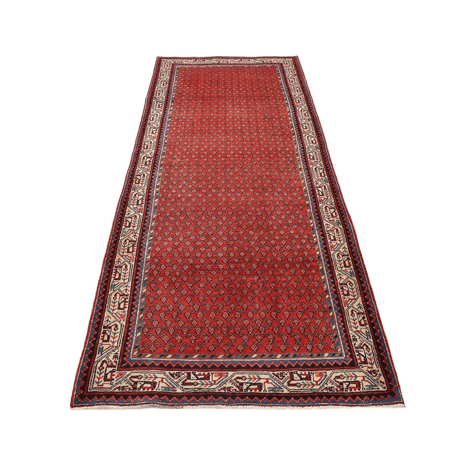 Alfombra de pasillo Alfombra persa - Clásica - 307 x 103 cm - rojo