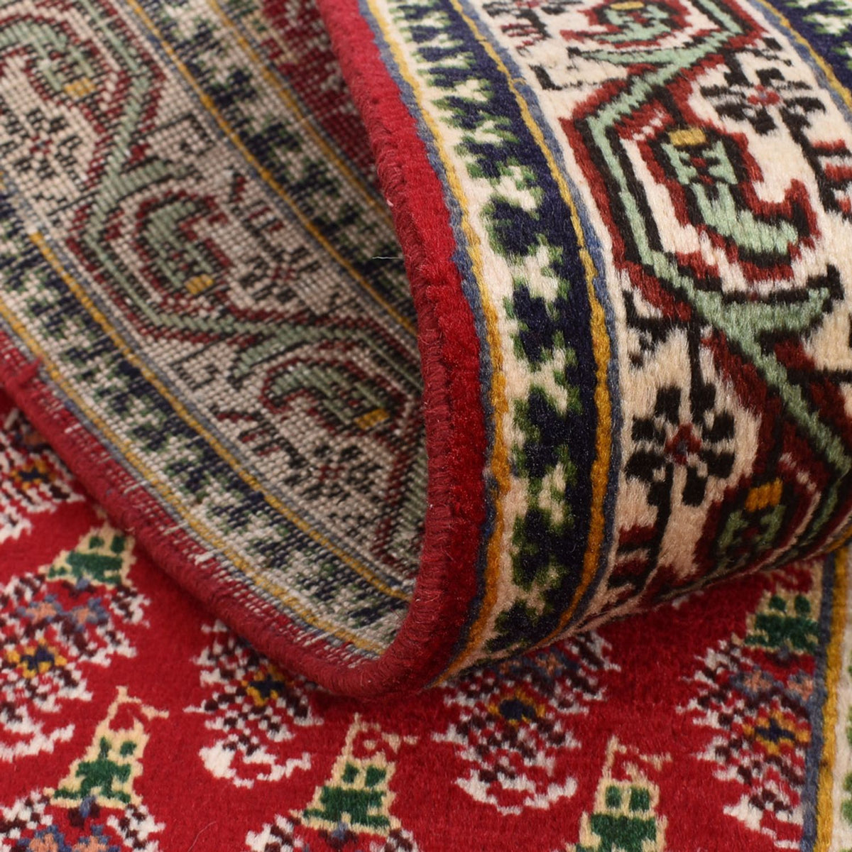 Alfombra de pasillo Alfombra persa - Tabriz - 460 x 73 cm - rojo