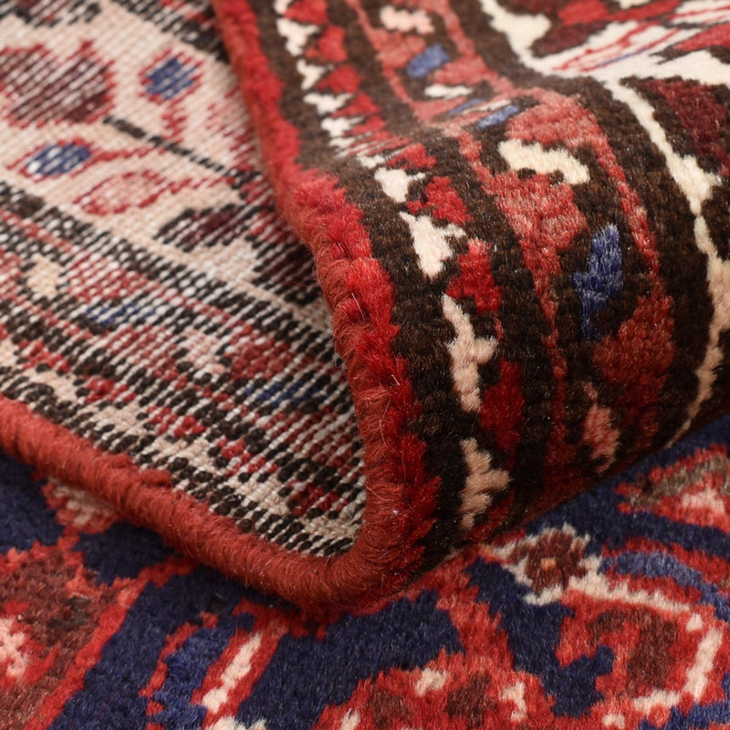 Alfombra de pasillo Alfombra persa - Nómada - 419 x 88 cm - rojo burdeos