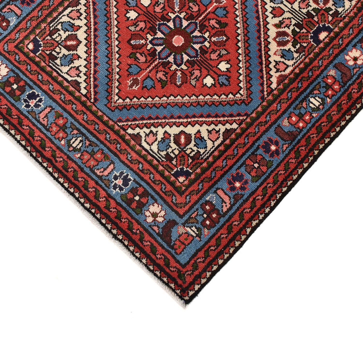 Alfombra de pasillo Alfombra persa - Nómada - 386 x 78 cm - rojo claro