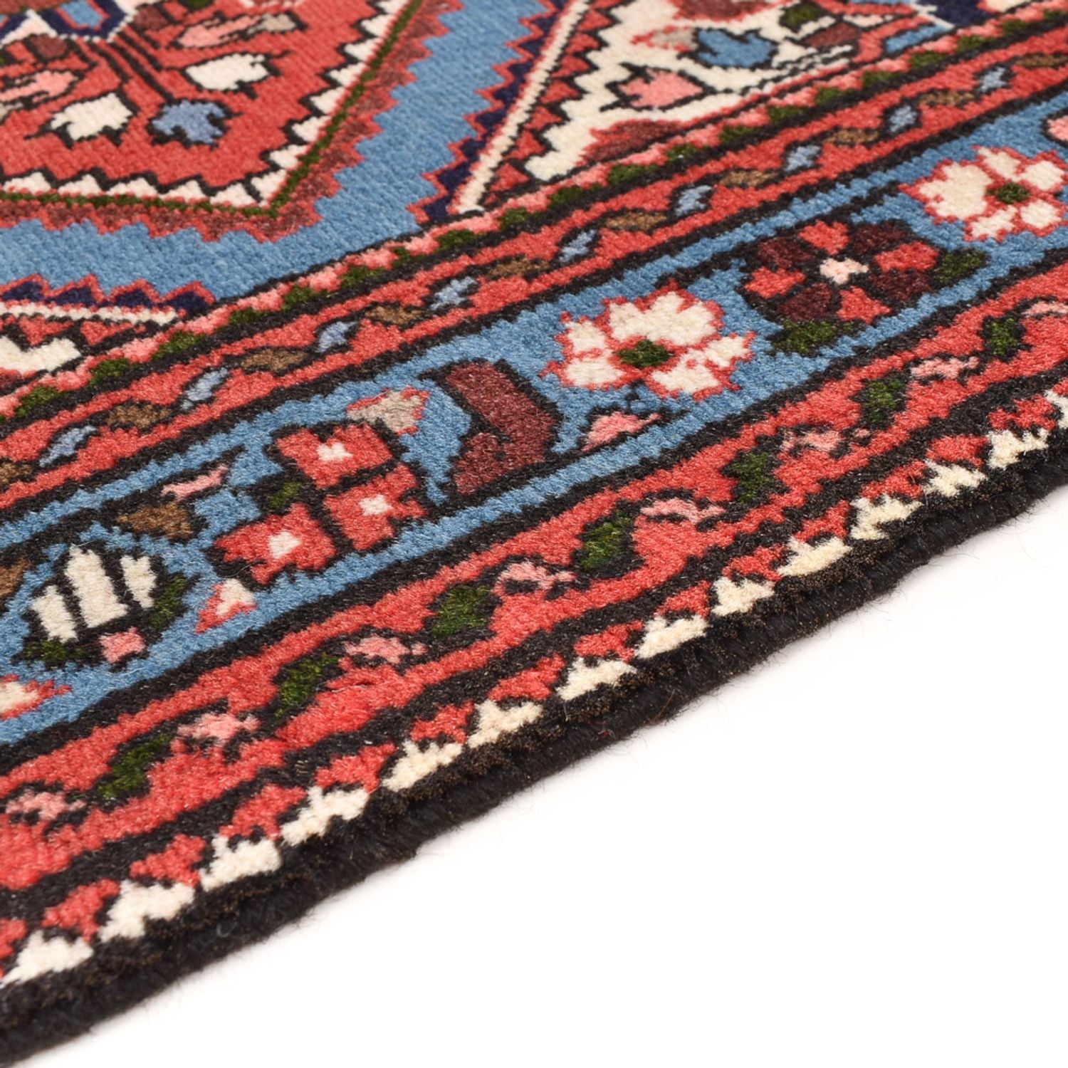 Alfombra de pasillo Alfombra persa - Nómada - 386 x 78 cm - rojo claro