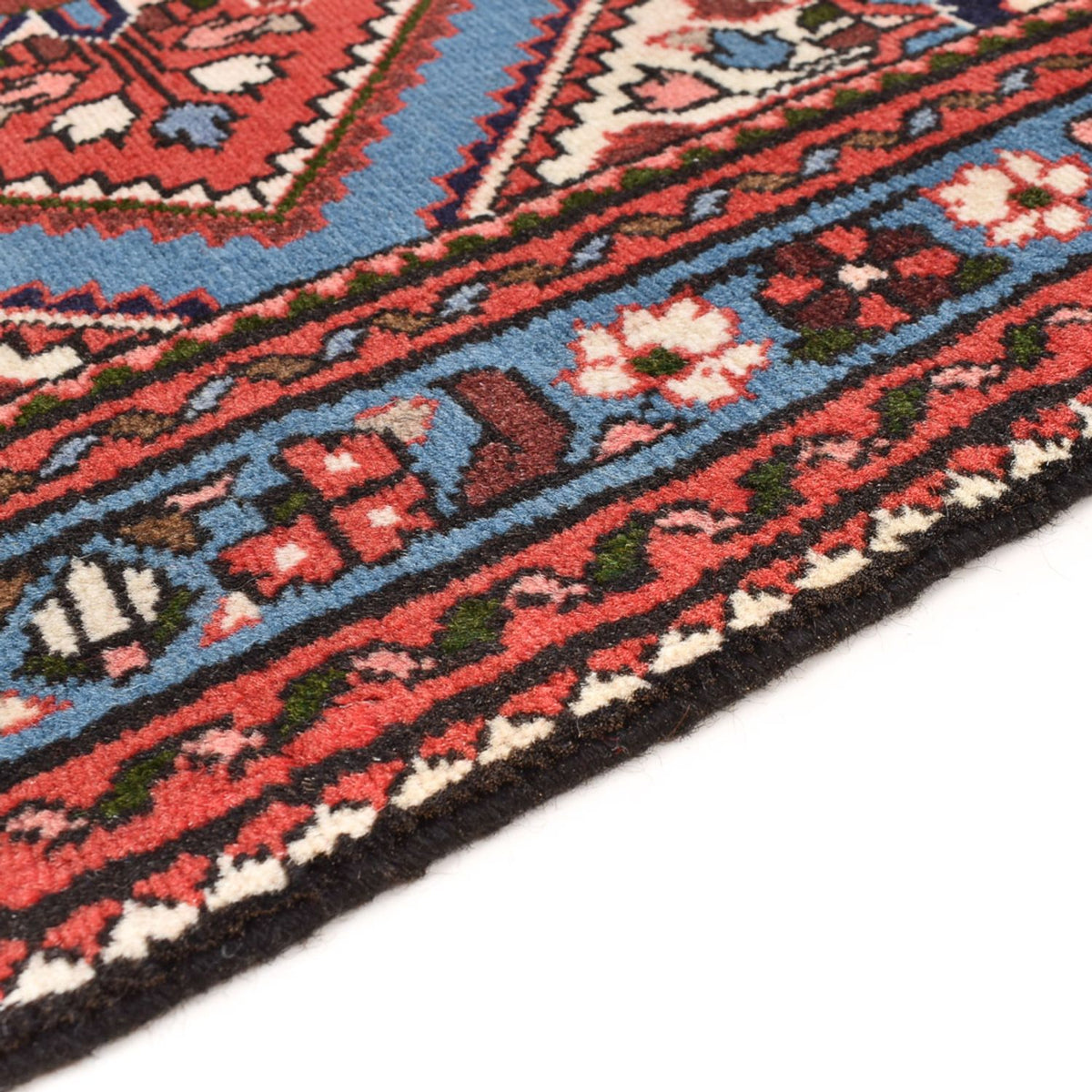 Alfombra de pasillo Alfombra persa - Nómada - 386 x 78 cm - rojo claro