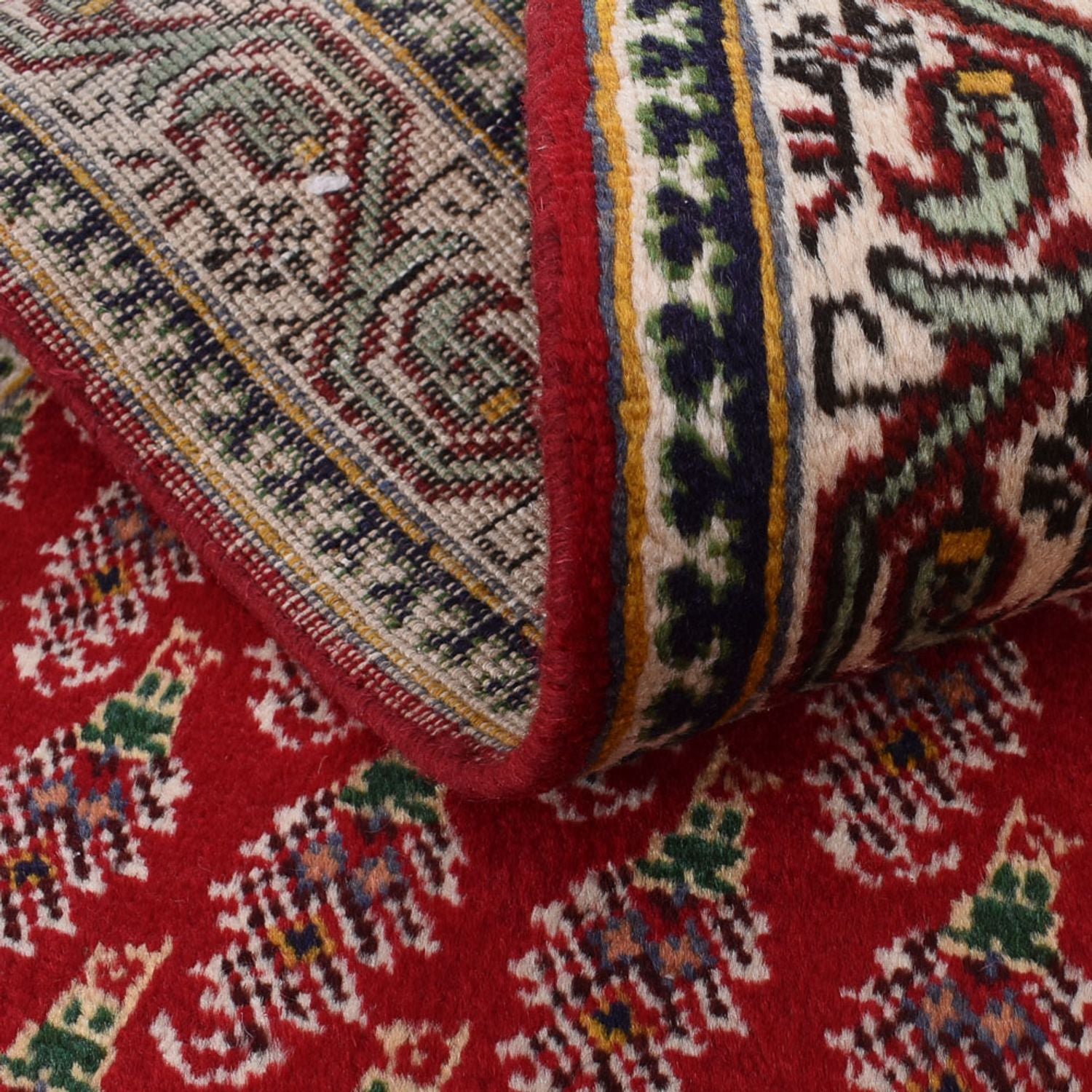 Alfombra de pasillo Alfombra persa - Tabriz - 457 x 71 cm - rojo