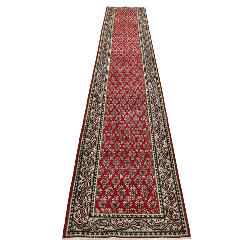 Alfombra de pasillo Alfombra persa - Tabriz - 457 x 71 cm - rojo