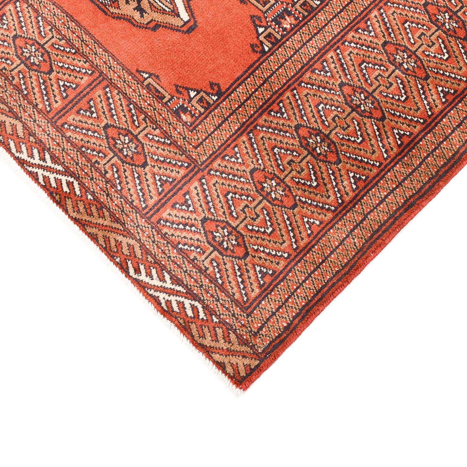 Alfombra persa - Nómada - 151 x 100 cm - naranja