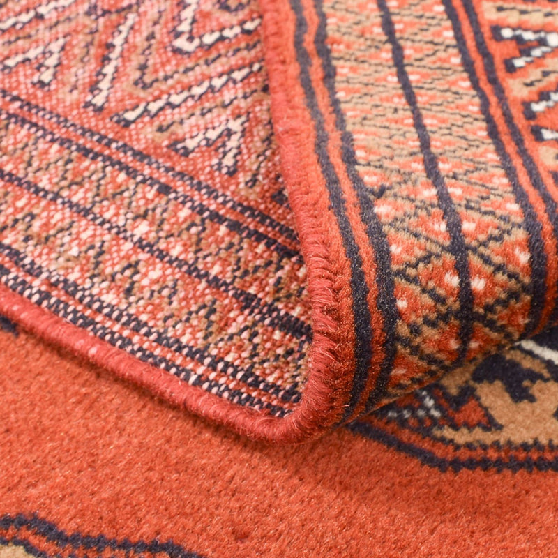 Alfombra persa - Nómada - 151 x 100 cm - naranja