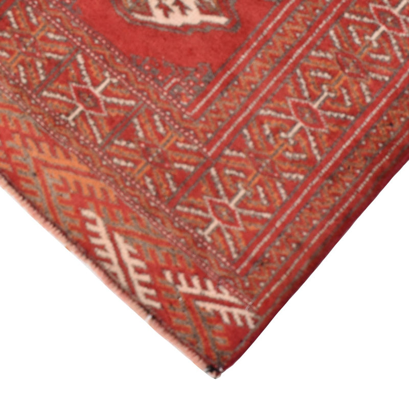 Alfombra Turkaman - 167 x 115 cm - rojo