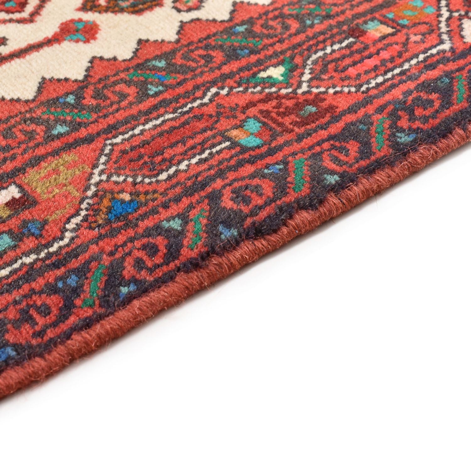 Alfombra Turkaman - 168 x 99 cm - rojo