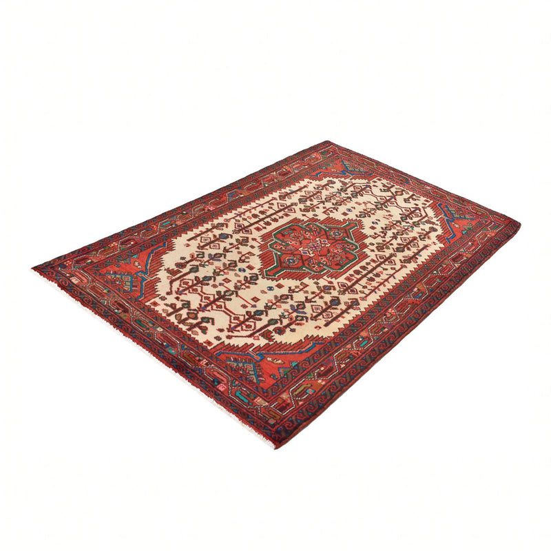 Alfombra Turkaman - 168 x 99 cm - rojo
