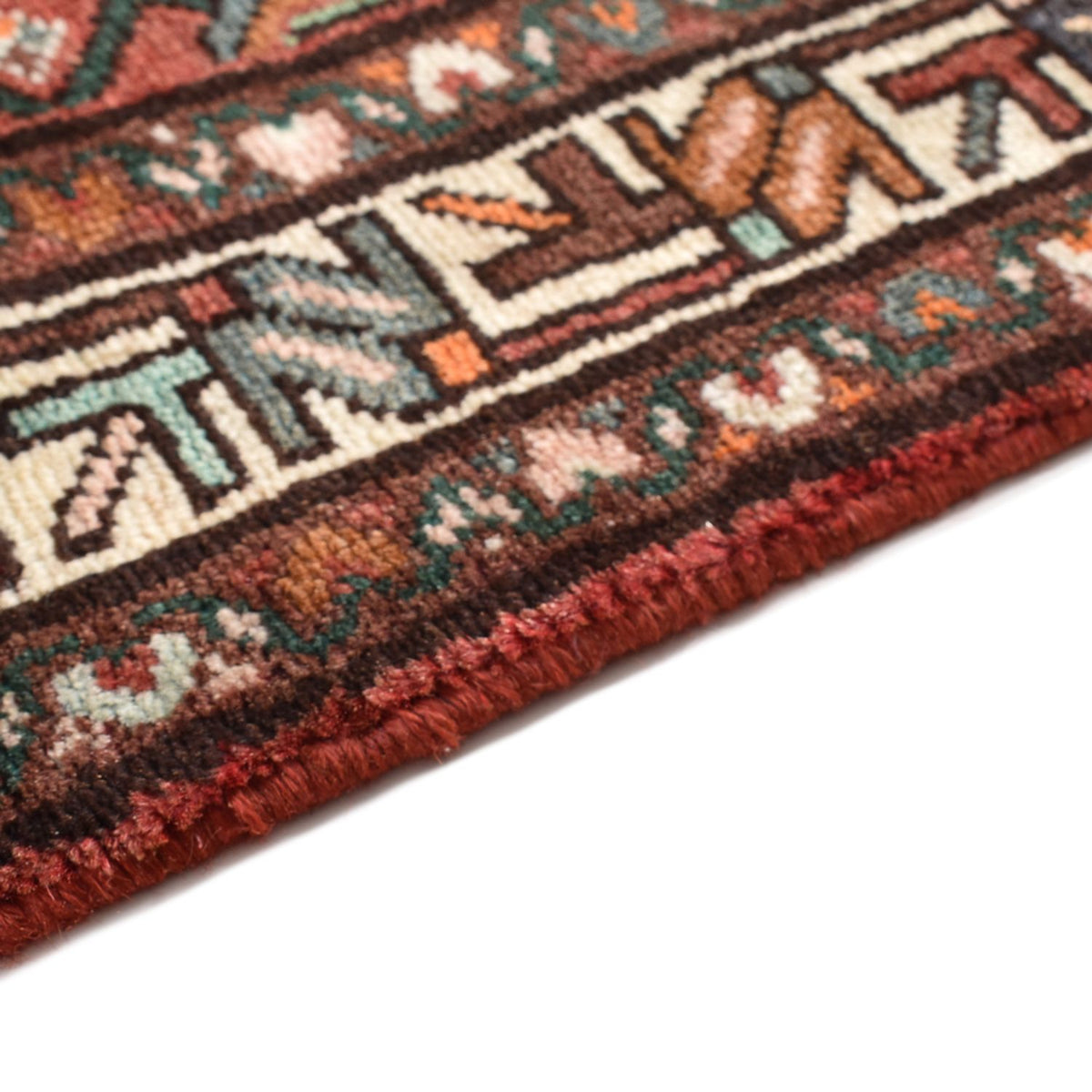 Alfombra persa - Nómada - 163 x 100 cm - rojo oscuro