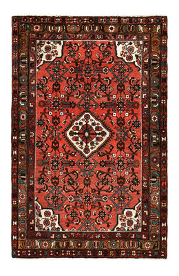 Alfombra persa - Nómada - 154 x 100 cm - rojo claro