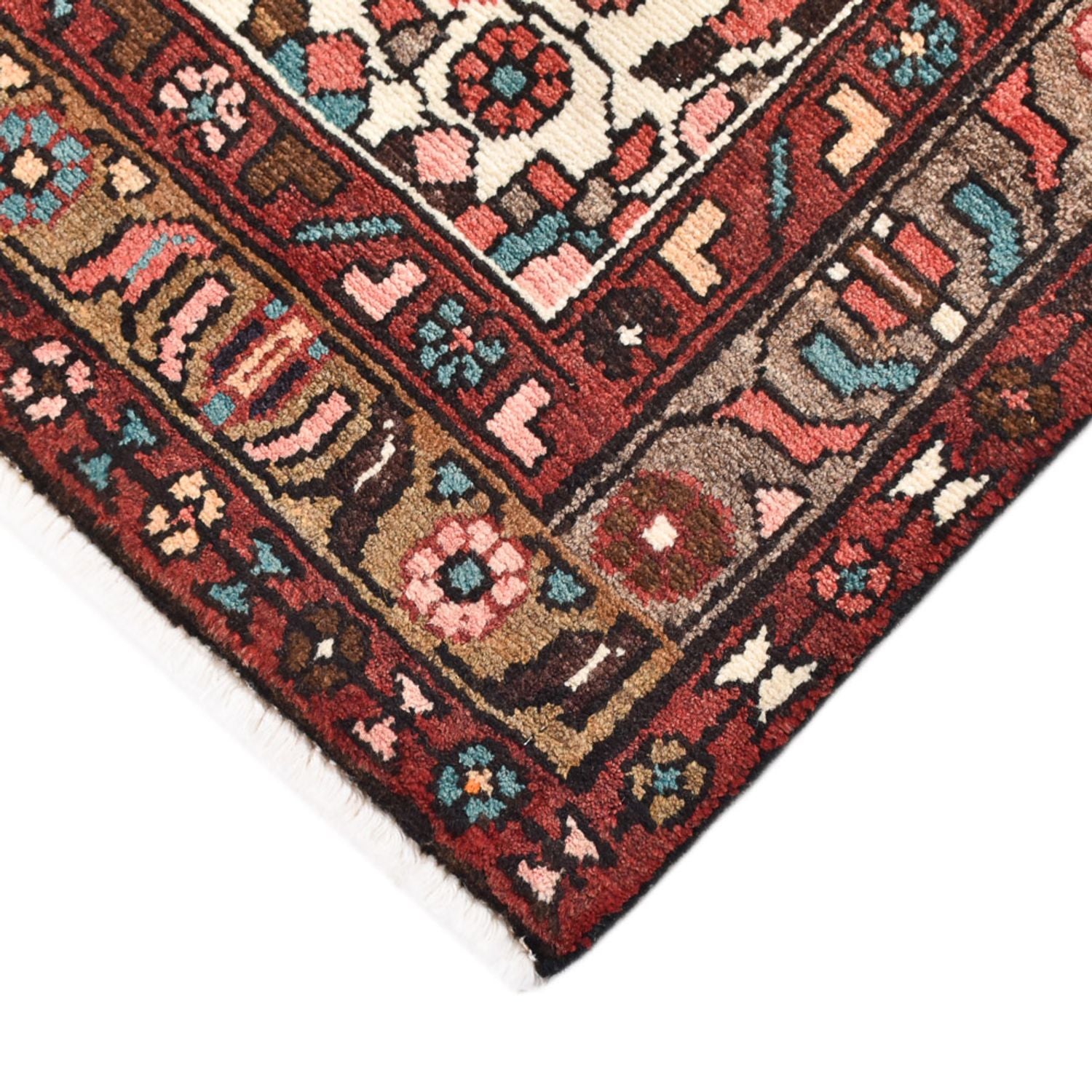 Alfombra persa - Nómada - 154 x 100 cm - rojo claro