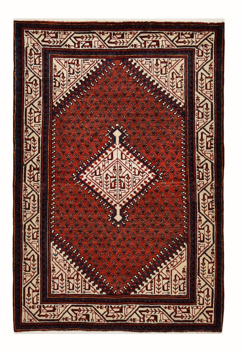 Alfombra persa - Clásica - 155 x 100 cm - rojo