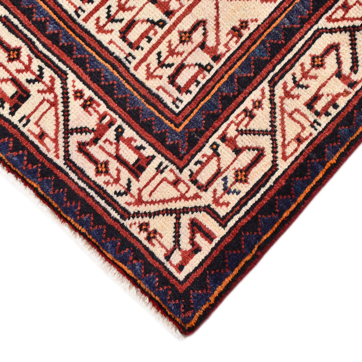 Alfombra persa - Clásica - 155 x 100 cm - rojo