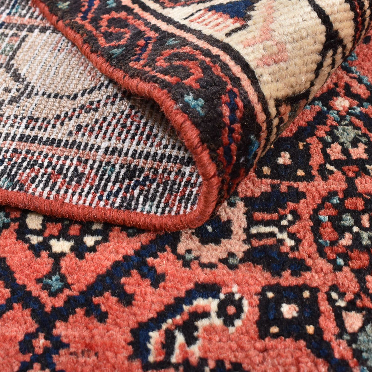 Alfombra persa - Nómada - 152 x 103 cm - rojo claro