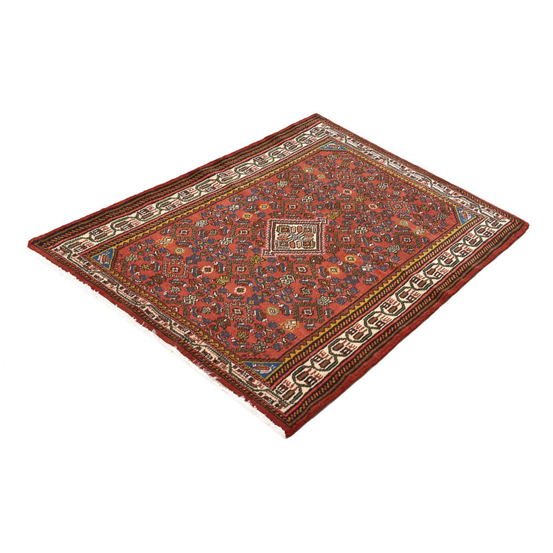 Alfombra persa - Nómada - 150 x 99 cm - rojo oscuro